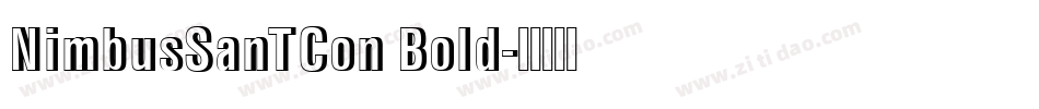 NimbusSanTCon Bold字体转换